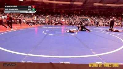 45 lbs Consolation - Blakely Torix, Sperry Wrestling Club vs Iris Brassfield, Rising Kingz