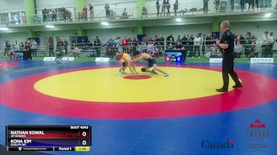 65kg Champ. Round 1 - Nathan Kowal, Jr Huskies vs Kona Kim, Guelph WC