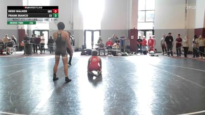 141 lbs Consi Of 16 #2 - Reed Walker, Gardner-Webb vs Frank Bianco, Coker