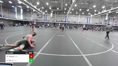157 lbs Quarterfinal - Sammy Sasso, Ohio State vs Doug Terry, Cleveland State