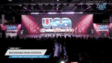 Buchanan High School - Varsity Song/Pom Advanced -- Small (5-7) [2023 Varsity Song/Pom Advanced -- Small (5-7) Day 2] 2023 USA Spirit & Junior Nationals/Collegiate Championships