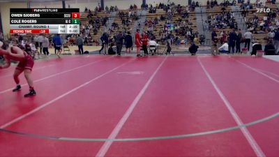 197 lbs Champ. Round 1 - Cole Rogers, Iowa Central Community College vs Owen Sjoberg, Saint Cloud State