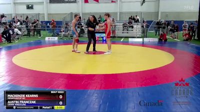 65kg Cons. Semi - Mackenzie Kearns, Mountaintop WC vs Austin Franczak, Crank Wrestling