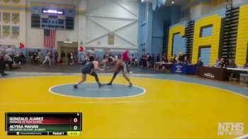 126 lbs Cons. Round 1 - Alyssa Mahan, Delaware Military Academy vs Gonzalo Juarez, Hodgson Vo Tech School