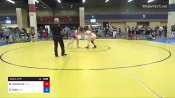 72 kg Round Of 16 - Malea Palahniuk, Cardinal Wrestling Club vs Giselle Todd, Maine Trappers Wrestling Club