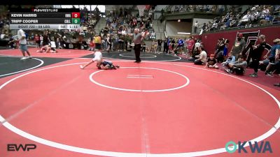 58 lbs Quarterfinal - Kevin Harris, HURRICANE WRESTLING ACADEMY vs Tripp Cooper, Collinsville Cardinal Youth Wrestling