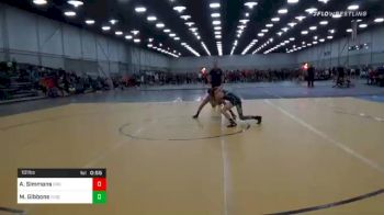 101 lbs Consolation - Aiden Simmons, Driller Wrestling Club vs Mason Gibbons, Independence Kansas Wrestling Club