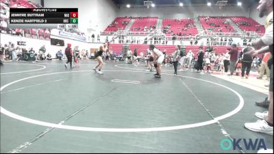 150 lbs Rr Rnd 3 - Jenntre Buttram, NGC vs Kenzie Hartfield 2, OKC Saints Wrestling