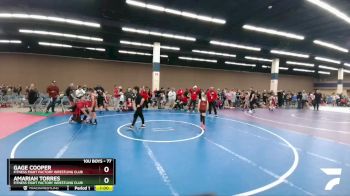 77 lbs Quarterfinal - Amariah Torres, Fitness Fight Factory Wrestling Club vs Gage Cooper, Fitness Fight Factory Wrestling Club