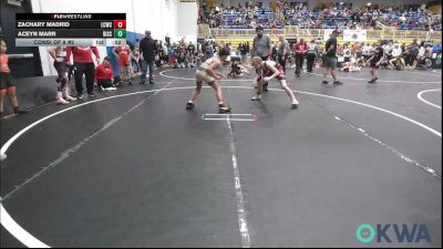 96 lbs Consi Of 8 #2 - Zachary Madrid, Lincoln Christian vs Aceyn Marr, Disciple Wrestling