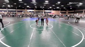 80 lbs Consolation - Akeeah Mitchell, NM Gold vs Stellarose Munoz, California Grapplers