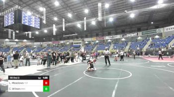 90 lbs Rr Rnd 3 - Landon Meadows, Top Notch WC vs Caleb Wilson, Brighton WC