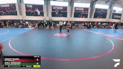 126 lbs Cons. Semi - Emily Gonzalez, Uvalde Wrestling Club vs Ashley Maziol, Rise Wrestling