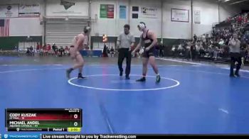 182 lbs Semis & 1st Wrestleback (8 Team) - Michael Andel, Aquinas Catholic vs Cody Kuszak, St Paul