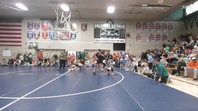 8 lbs Round 3 - Harrison Darling, Sailor Wrestling Club vs Beckham Detweiler, Jesup Mat Club