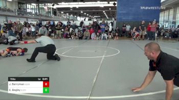 70 lbs 3rd Place - Jack Berryman, Georgia Barn Burners WC vs Cayden Bagley, Guerrilla Wrestling Academy