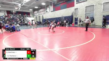 138 lbs Cons. Round 5 - Gabriel Pacheco, Central Union vs Gambino Martinez, Castle Park