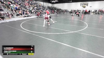 113 lbs Cons. Round 3 - JJ Mavroff, Winneconne vs Finn Mulligan, Watertown