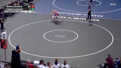 5th Place Match - Michael Branaugh, Bon Homme/Avon vs Connor Glassford, Tri-Valley