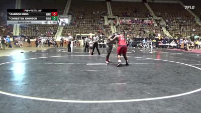 6A 285 lbs Semifinal - Chresten Johnson, Benjamin Russell vs Bardon King, Homewood Hs