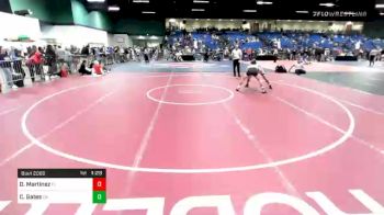 120 lbs Prelims - Danny Martinez, FL vs Clay Gates, OK