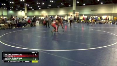 182 lbs Round 5 (6 Team) - Jaeden Thompson, Nebraska Wave Hogs vs Jolexis Rodriguez, Land O` Lakes