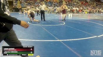195 lbs Champ. Round 1 - John Bjerke, Grand Forks Red River vs Lincoln Brooks, Minot