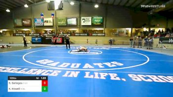 106 lbs Semifinal - Shayla Gallegos, Colorado All Stars vs Kurrstin Howell, Noble Takedown Club