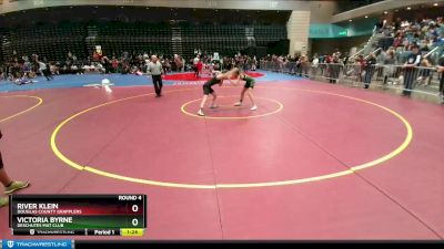 97-106 lbs Round 4 - Victoria Byrne, Deschutes Mat Club vs River Klein, Douglas County Grapplers