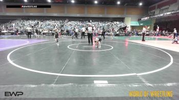 46 lbs Round Of 16 - Gannon Keller, Oakdale vs Miles Sanders, Team Tulsa Wrestling Club