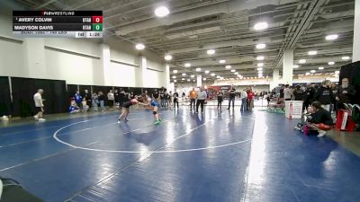 145 lbs Quarters - Avery Colvin, Utah vs Madyson Davis, Utah