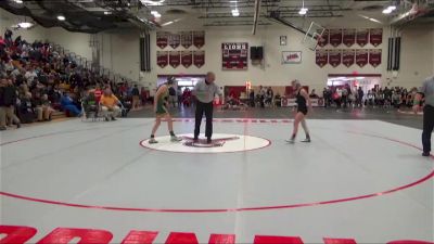 100 lbs Cons. Round 4 - Evelyn McDowell, Glenvar vs Kailyn Meyers, Louisa County