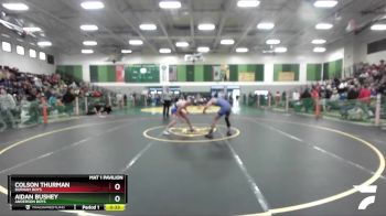 Boys 140 lbs Cons. Semi - Colson Thurman, Durham Boys vs Aidan Bushey, Anderson Boys