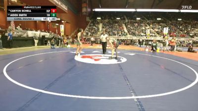 2A-120 lbs Cons. Round 3 - Aiden Smith, Tongue River vs Canyon Schell, Big Piney