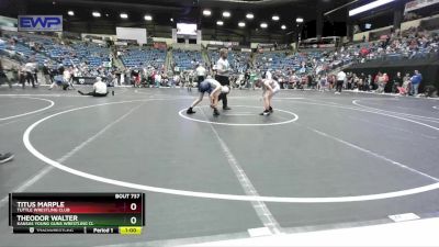 88 lbs Cons. Round 2 - Theodor Walter, Kansas Young Guns Wrestling Cl vs Titus Marple, Tuttle Wrestling Club