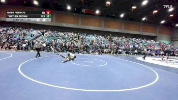 150 lbs Cons. Round 2 - Mose Posiulai, Kamehameha vs Kaylen Brown, Skyline