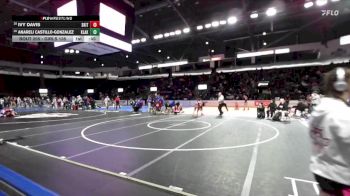 Girls 135 lbs Cons. Round 1 - Anareli Castillo-Gonzalez, Kentlake (Girls) vs Ivy Davis, South Kitsap (Girls)