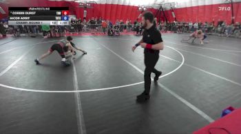 110 lbs Champ. Round 1 - Corbin Durst, Top Dawgs Wrestling vs Jacob Adsit, Team Nazar Training Center