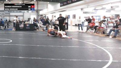 131 lbs Champ. Round 4 - Nora Houglum, University Of Jamestown vs Hannah Henderson, Cowgirls Wrestling Club