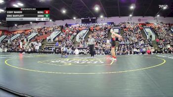 120 lbs Quarterfinals (8 Team) - Cody Manzo, Whitehall HS vs Eric Bartlett, Lakewood HS