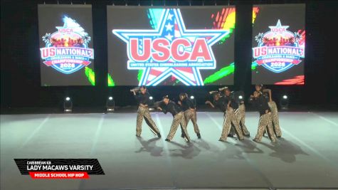 Caribbean K8 - Lady Macaws Varsity [2026 Middle School Hip Hop Day 2] 2026 U.S. National Cheer & Dance Championship