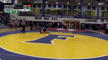 157 lbs Quarterfinal - Gavin Carroll, Drexel- Unattached vs Gavin Hawk, Princeton Unattached
