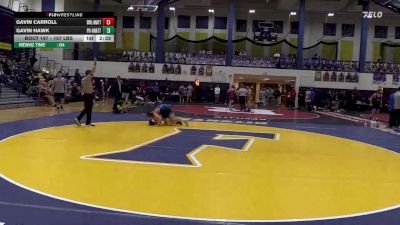 157 lbs Quarterfinal - Gavin Carroll, Drexel- Unattached vs Gavin Hawk, Princeton Unattached
