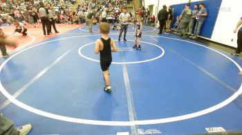 46 lbs Consi Of 8 #1 - Jayce Clayton, Pryor Tigers vs Knox Branham, Vian Wrestling Club