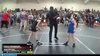 67 lbs Cons. Round 1 - Preston Hall, Summerville Takedown Club vs Julius Stranninger, Tomahawk Youth Wrestling Club