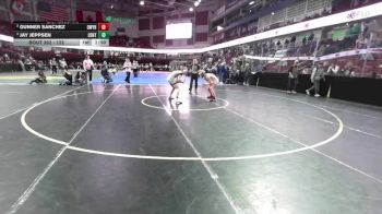 132 lbs Semifinal - Jay Jeppsen, Centennial vs Gunner Sanchez, Owyhee