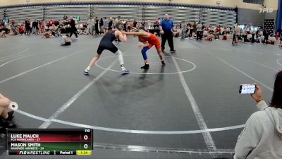 110 lbs Round 5 (8 Team) - Luke Mauch, FCA Hurricanes vs Mason Smith, Hanover Hawkeye