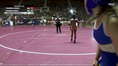 1-5A 114 3rd Place Match - Sadirah White, Beauregard HS vs Charmia Harris, Dora