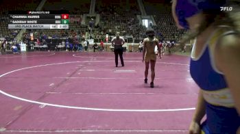 1-5A 114 3rd Place Match - Sadirah White, Beauregard HS vs Charmia Harris, Dora