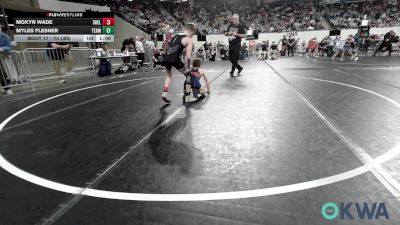 73 lbs Round Of 32 - Moxyn Wade, Shelton Wrestling Academy vs Myles Flesner, Team Tulsa Wrestling Club